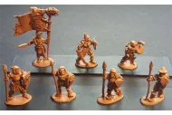 Decian Armored Spearmen with Shields (35 figures)