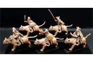 Delvian Cavalry with Crossbows on Snow Tigers (16 figures)