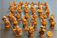 Dwarian Hammermen with Shields (35 figures)