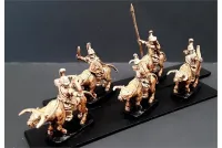 Legian Cavalry with Bows on Unarmored Bulls (16 figures)
