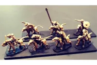 Vermian Cavalry Bows on Lightly Armored Ratweillers (16 figures)
