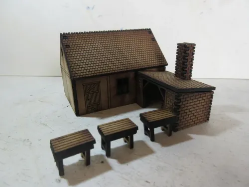 Medieval style Blacksmiths 15mm