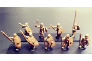 Barbarian Spearmen with Shields (35 figures)