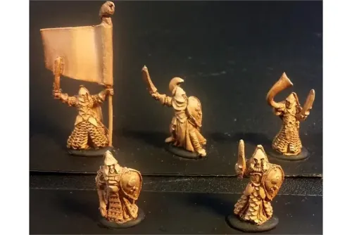 Delvian Swordsmen with Shields (35 figures)