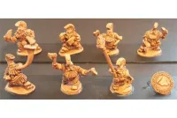 Dwarian Forgiven with 2 Hand Axes (35 figures)