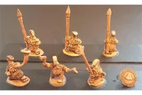 Dwarian Forgiven with Spears and Shields (35 figures)