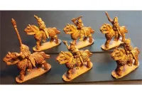 Frigian Cavalry with Hand Weapons and Shields Lightly Armored Horse (16 figures)