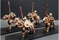 Frigian Cavalry with Spears and Shields Lightly Armored Horse (16 figures)