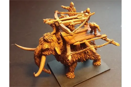 Frigian War Mammoth with Bolt Thrower and Crew (1 figure)