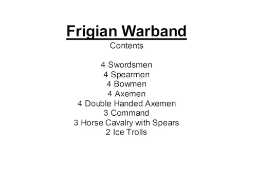 Frigian Warband (28 figures)