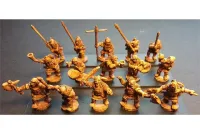 Orcian Command Officers, Standards, and Musicians (15 figures)