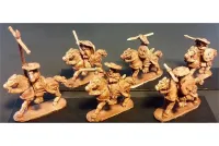 Stygian Cavalry with Throwing Spears, Bows and Shields Unarmored Horse