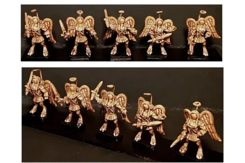 Gods Energy Swordsmen with Shields (32 figures)