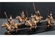 Legian Cavalry with Spears & Shields on Horses (16 figures)