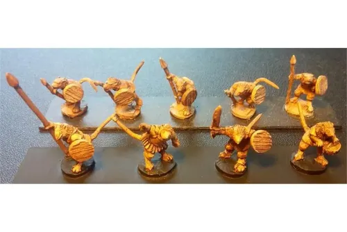 Vermian Spearmen with Shields (35 figures)