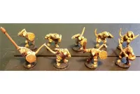 Vermians with Hand Weapons and Shields (35 figures)